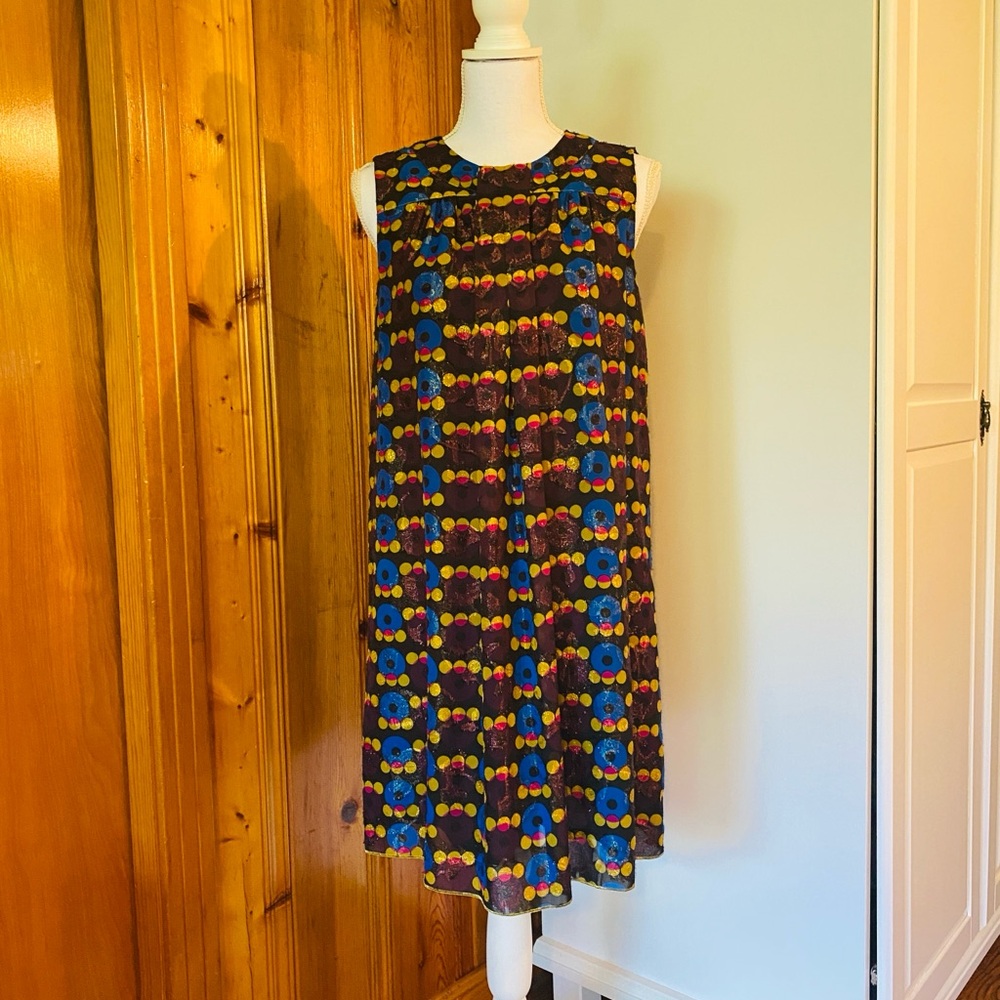 Chic Sleeveless Patterned Dress